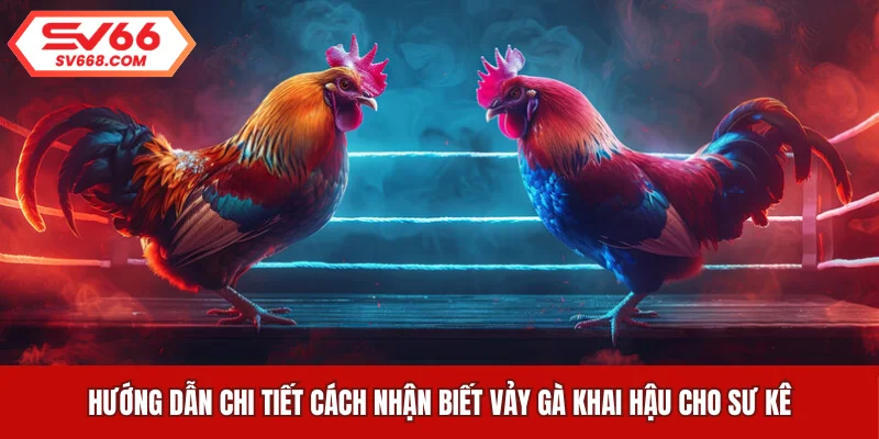 Hướng dẫn chi tiết cách nhận biết vảy gà khai hậu cho sư kê